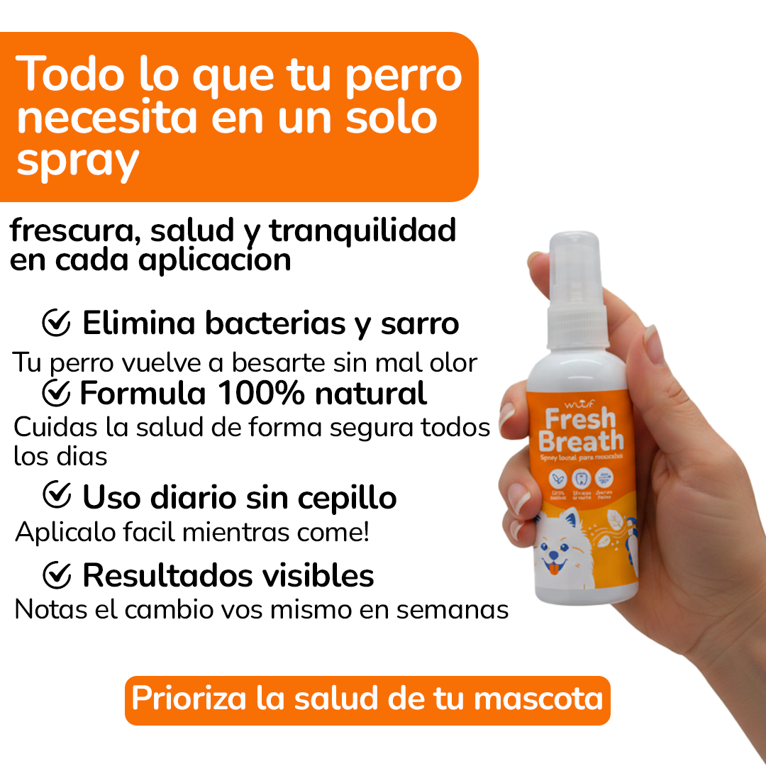 Wuuf Fresh Breath – Aliento Limpio, Boca Sana y Más Cariños sin Olor